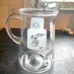 Vintage Johnny Hart comic pitcher by Fire King